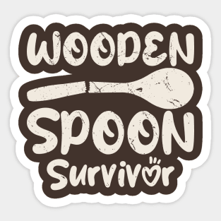 wooden-spoon-survivor Sticker